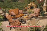 luxurious outdoor garden furniture