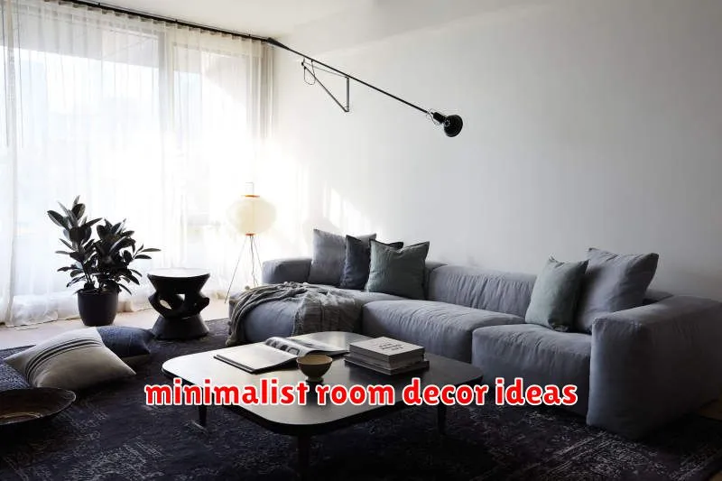 minimalist room decor ideas