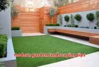 modern garden landscaping tips