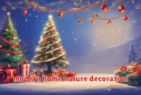 modern home nature decoration