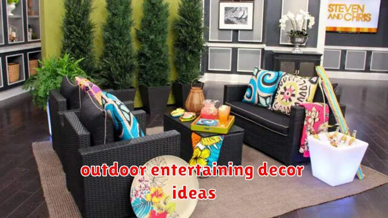 outdoor entertaining decor ideas